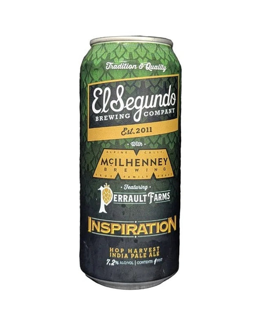 Inspiration – Hop Harvest IPA El Segundo Brewing x McIlhenny Brewing featuring Perrault Farms Hops