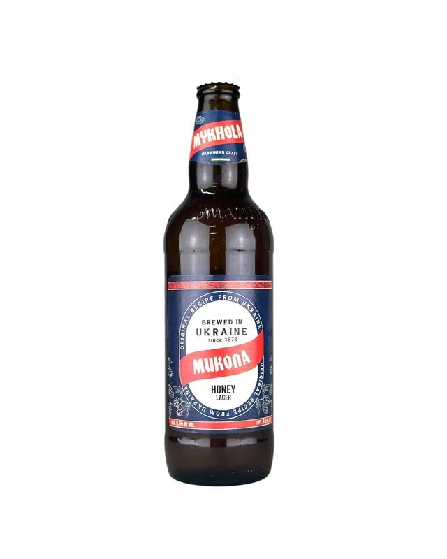 Mukona Honey Lager 16.9 oz bottle