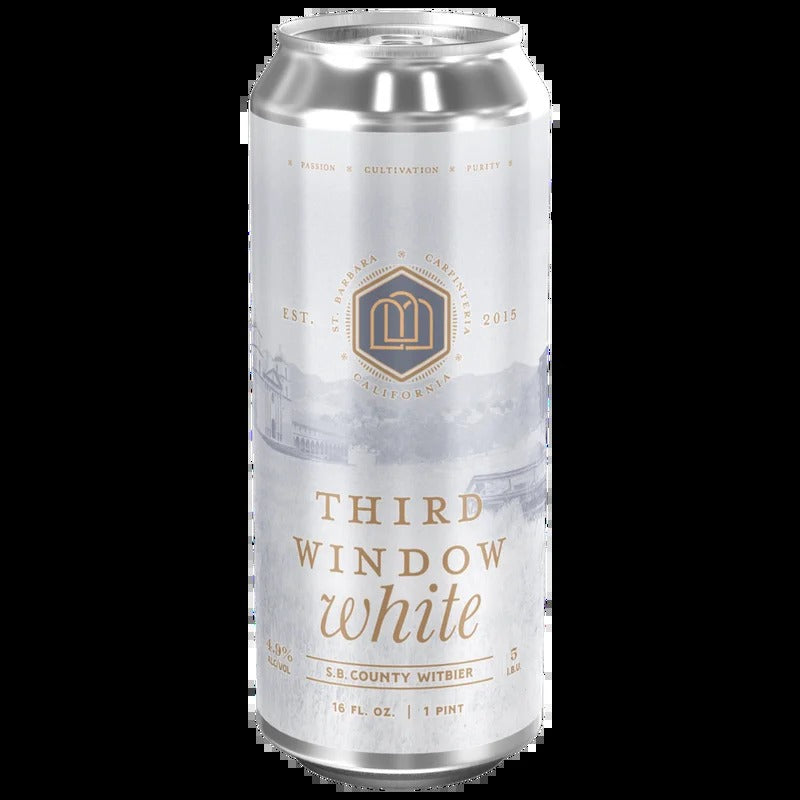 Santa Barbara County Witbier (4.8% ABV, 5 IBU) One 4-pack of 16 oz cans