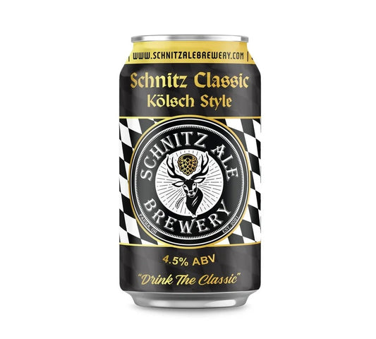 Schnitz Ale Classic Kolsch Style 12 oz can