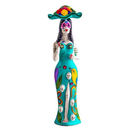 Epifania Azul Catrina Anejo Tequila Turquoise Bottle 750ml