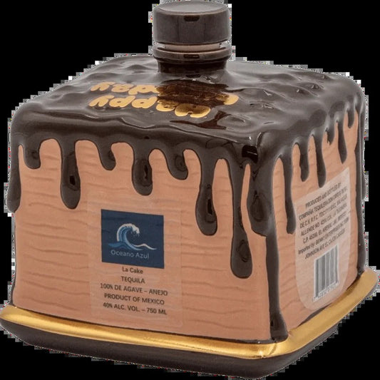 Oceano Azul Fudge Square Cake Anejo Tequila 750ml