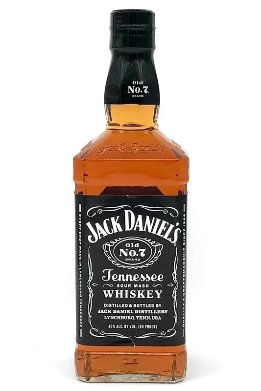 Jack Daniel’s Black Label Old No.7 Brand Sour Mash Whiskey 750ml