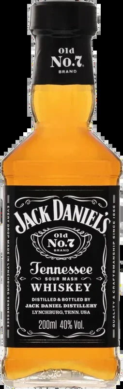 Jack Daniel’s Black Label Old No.7 Brand Sour Mash Whiskey 200ml