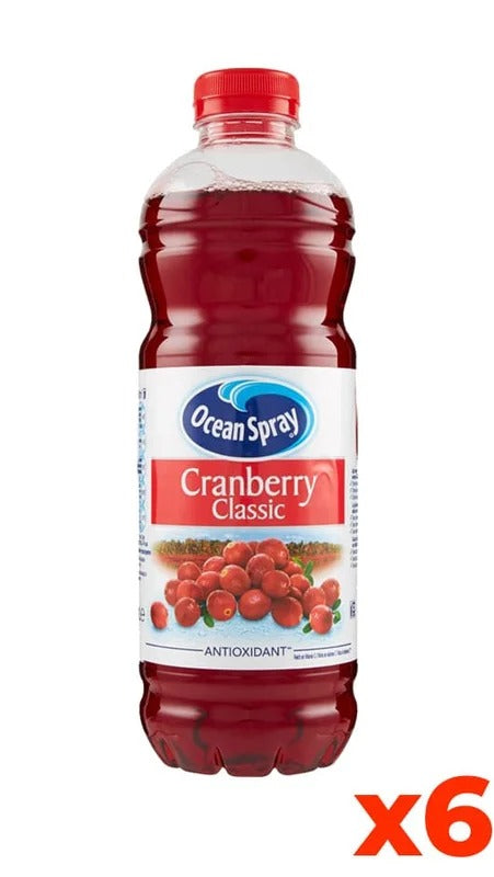 Ocean Spray Cranberry Classic – Pet – Confezione 1 lt x 6 Bottiglie