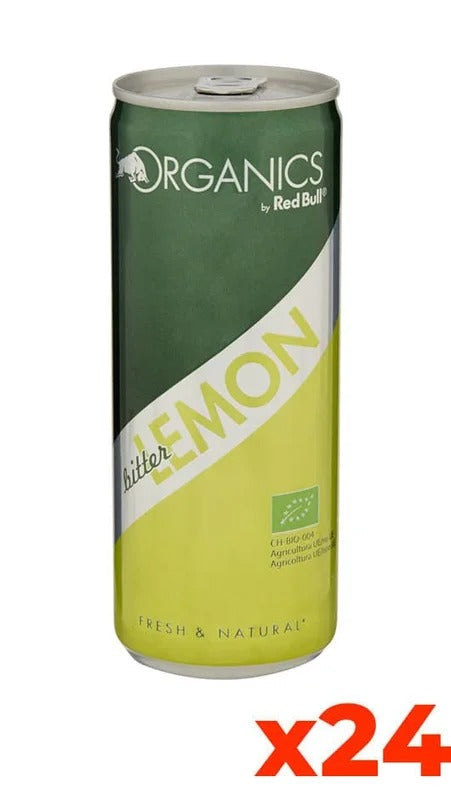 Bitter Lemon Organics by Red Bull – Confezione 25cl x 24 Lattine