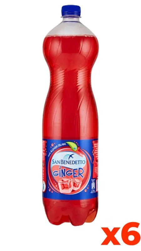Sanbenedetto Ginger – Pet – Confezione lt. 1,5 x 6 Bottiglie