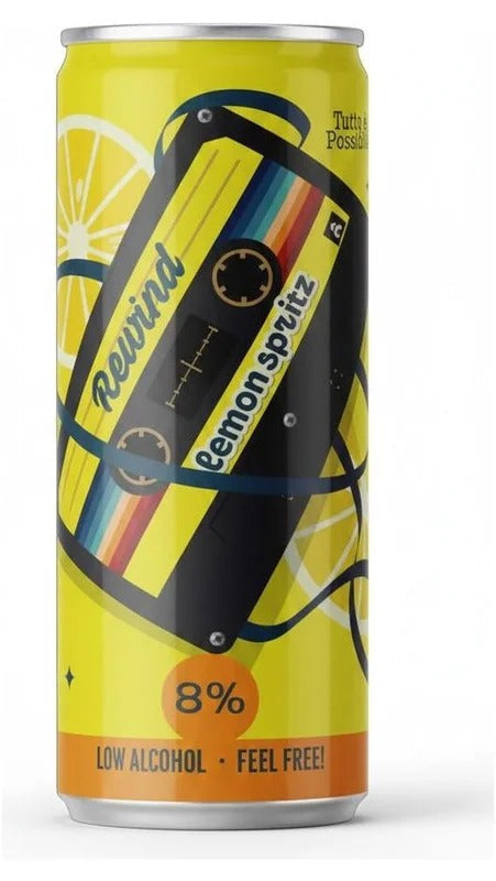 Rewind Spritz Lemon – Confezione 0,25cl x 12 lattine – Tutto è Possibile