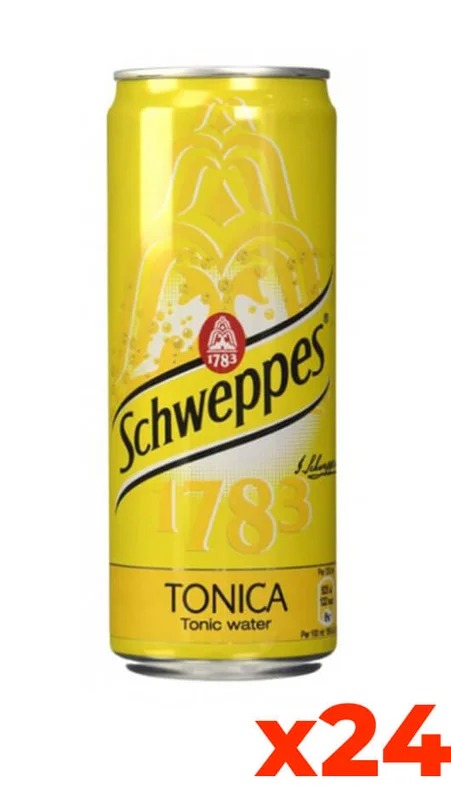 Schweppes Tonica – Confezione cl. 33 x 24 Lattine Sleek