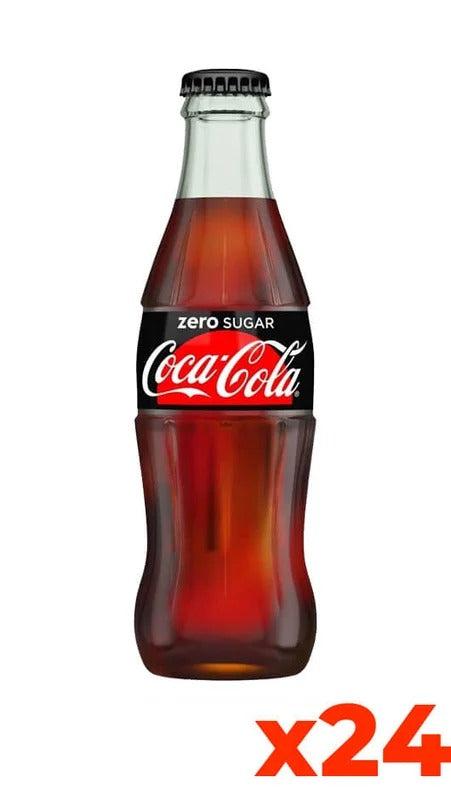 Coca Cola Zero – Confezione 20cl x 24 Bottiglie – ETICHETTA DANNEGGIATA