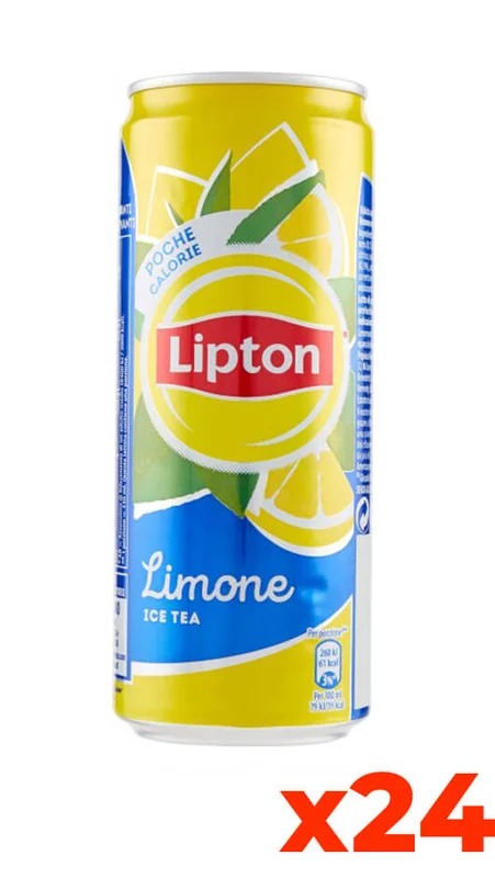 Lipton Ice Tea Limone – Confezione cl. 33 x 24 Lattine Sleek