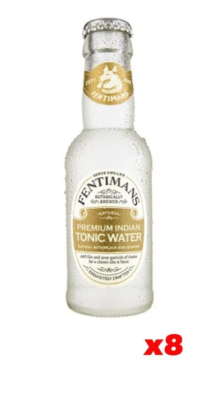 Premium Indian Tonic Water 500ml – Confezione da 8 bottiglie – Fentimans