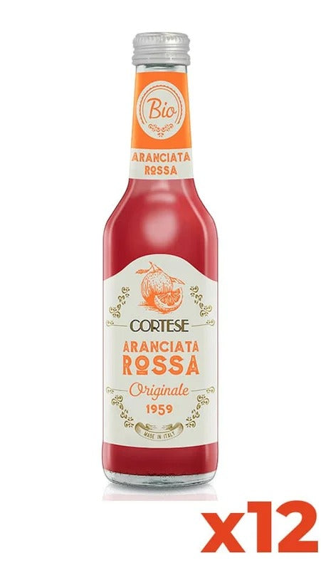Aranciata Rossa Bio Cortese – Confezione 27,5cl x 12 Bottiglie