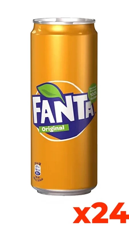 Fanta – Confezione cl. 33 x 24 Lattine Sleek
