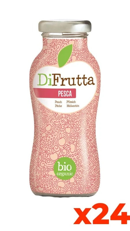 Succo Pesca Bio Di Frutta – Confezione cl. 20 x 24 Bottiglie