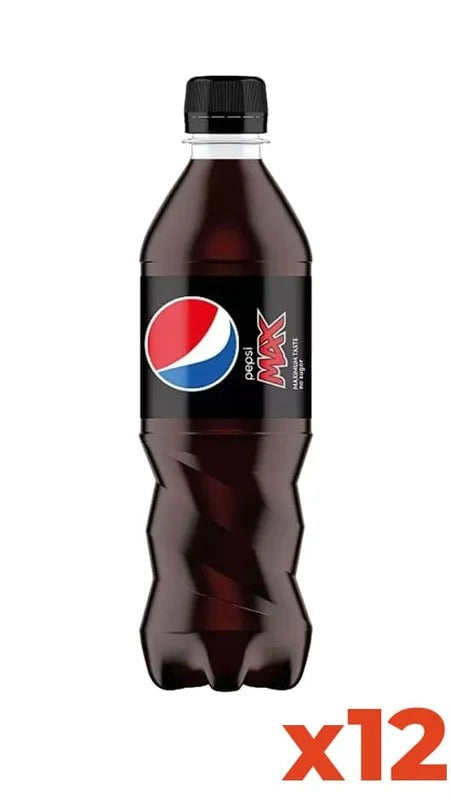 Pepsi Cola Max Zero – Pet – Confezione 50cl x 12 Bottiglie