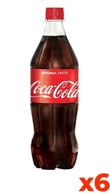 Coca Cola – Pet – Confezione lt 1 x 6 Bottiglie