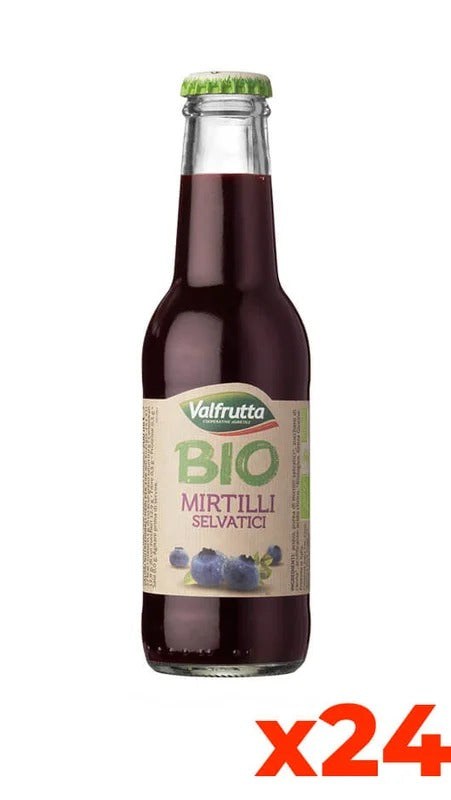 Valfrutta Bio Mirtillo – Confezione cl. 20 x 24 Bottiglie