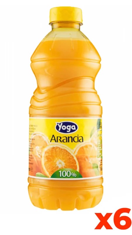 Yoga Arancio 100% – Pet – Confezione cl. 100 x 6 Bottiglie