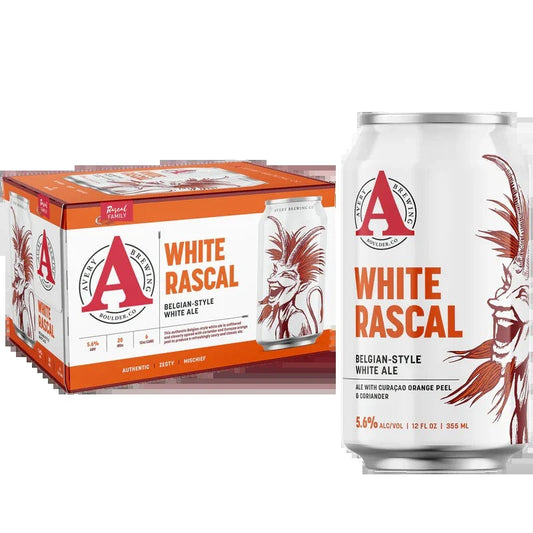 Avery Brewing White Rascal White Ale 12oz 6 Pack Can