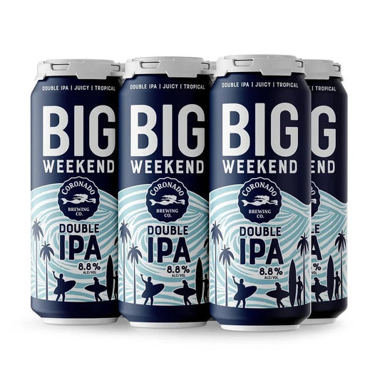 Coronado Big Weekend Double IPA 16oz 6pack Cans