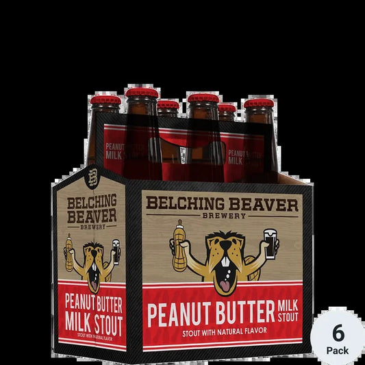 Belching Beaver Peanut Butter Milk Stout 12oz 6 Pack Bottles