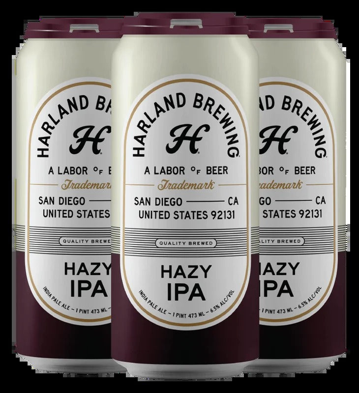 Harland Brewing Hazy IPA 16oz 4 Pack Can