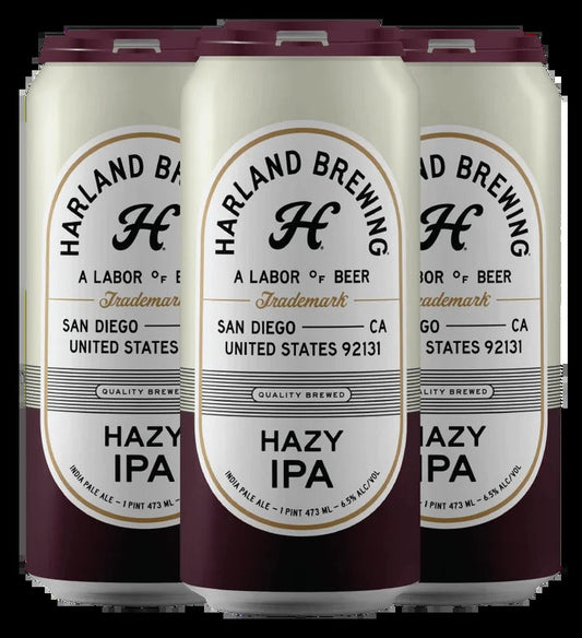 Harland Brewing Hazy IPA 16oz 4 Pack Can