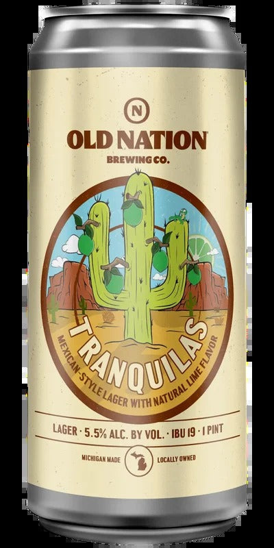 Old Nation Tranquilas Mexican Style Lager 5.5% ABV