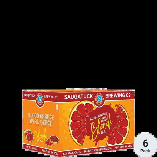 Saugatuck Blood Orange Oval Beach Blonde