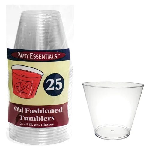 True Fabrications – 9 Oz Plastic Old Fashioned Tumblers