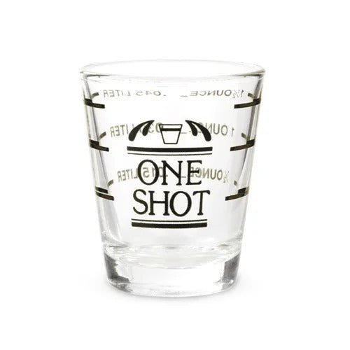 True Fabrications – 1.5 Oz Measured Shot Glass