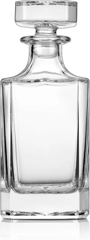 Elegant Crystal Decanter with Stopper