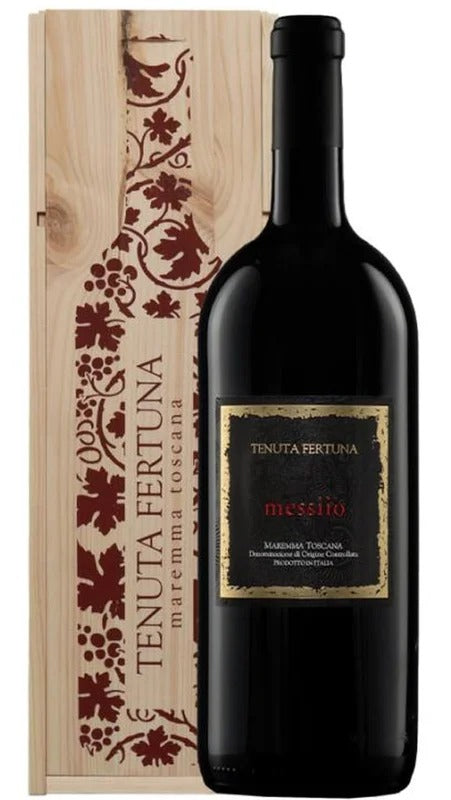 Merlot DOC Maremma Toscana – Messiio 12Lt – Cassa di Legno – Tenuta Fertuna