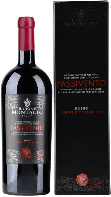 Passivento Rosso Terre Siciliane IGT – Magnum – Astucciato – Barone Montalto