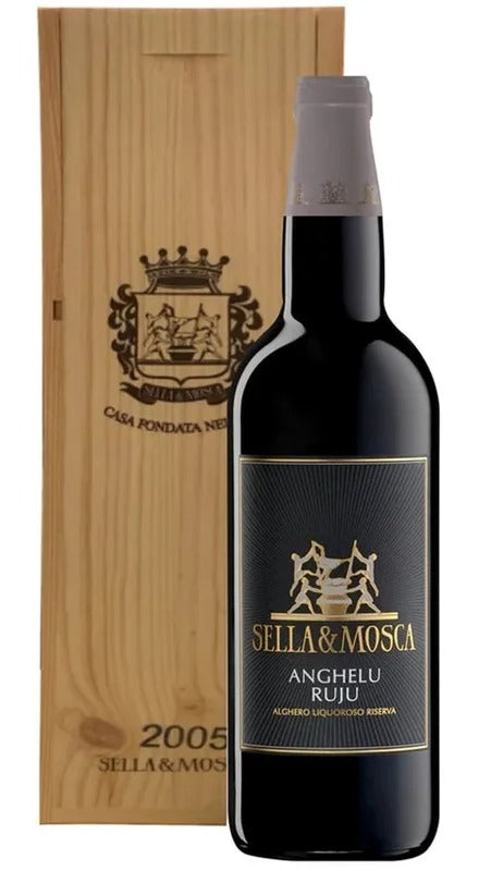 Anghelu Ruju – Alghero Rosso Vino Liquoroso Riserva DOC – Cassa di legno – Sella & Mosca