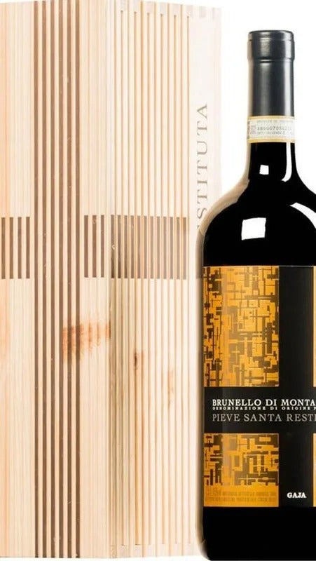 Brunello di Montalcino DOP – MAGNUM – Cassa di Legno – Pieve Santa Restituta Gaja