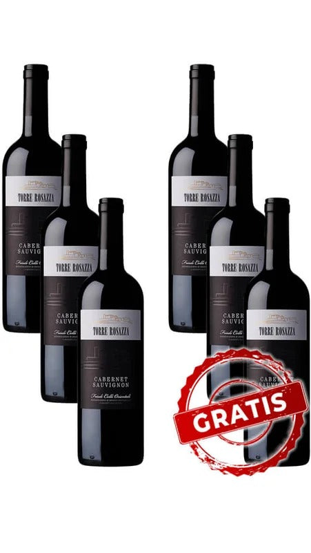 3 Bottiglie Cabernet Sauvignon Friuli Grave DOC – Torre Rosazza + 3 OMAGGIO
