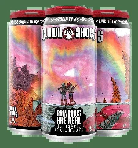 Clown Shoes Rainbows Are Real Hazy Ipa 4-pack