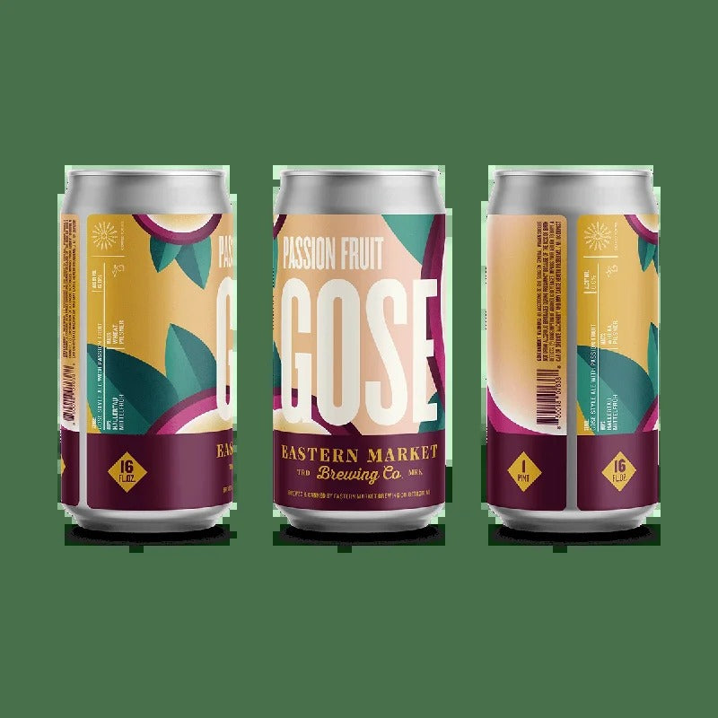 Eastern Market Brewing Passion Fruit Gose Ale 4-pack