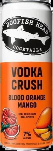 Dogfish Head Blood Orange & Mango Vodka Crush Cocktail Can