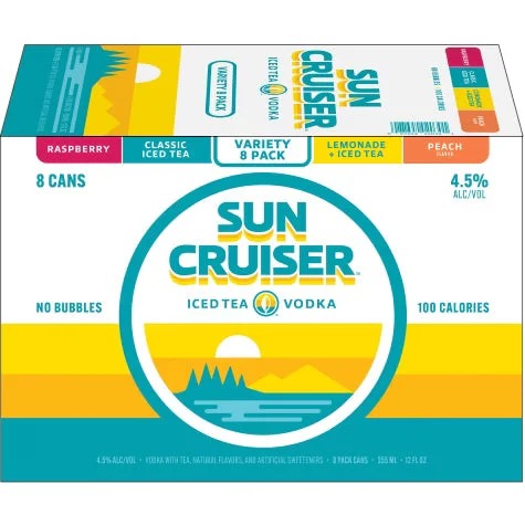 Sun Cruiser Iced Tea Variety 355ml Can 8-Pack