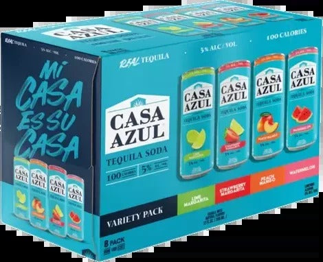 Casa Azul Tequila Soda Variety 8-Pack