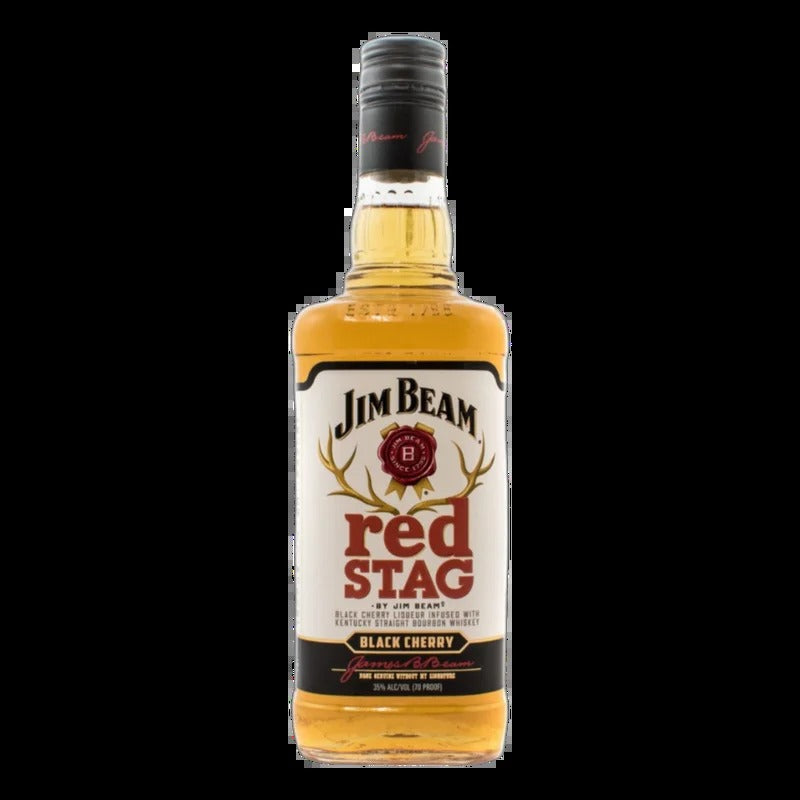 Jim Beam Red Stag Black Cherry Kentucky Straight Bourbon Whiskey – 750ML