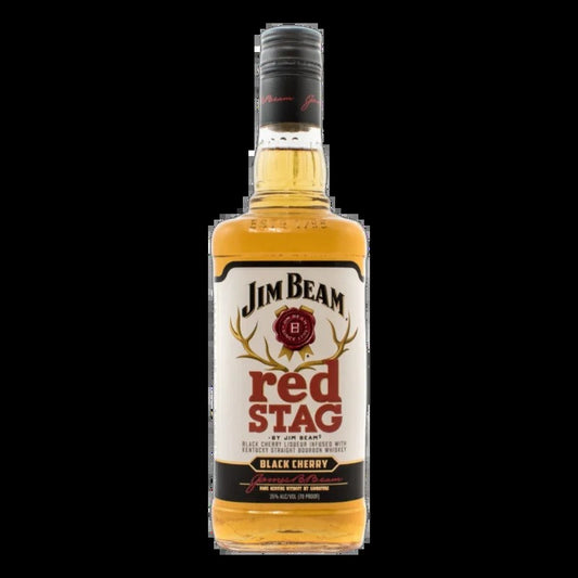 Jim Beam Red Stag Black Cherry Kentucky Straight Bourbon Whiskey – 750ML