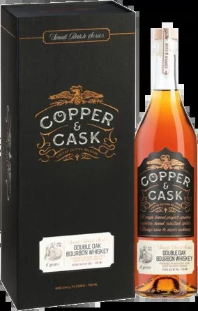 Copper & Cask Small Batch Series #009, 8-Year Double Oak Bourbon 750ml