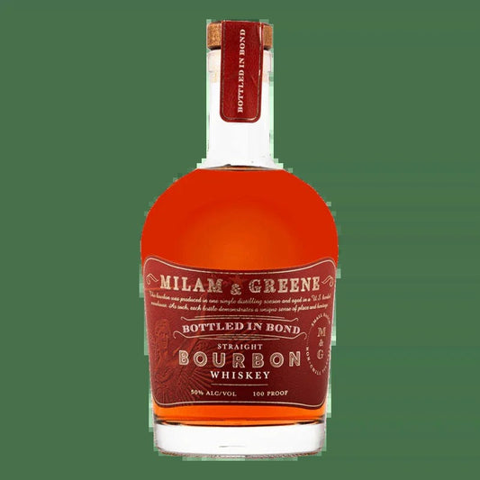 Milam & Greene Bottled in Bond Straight Bourbon Whiskey 750ml