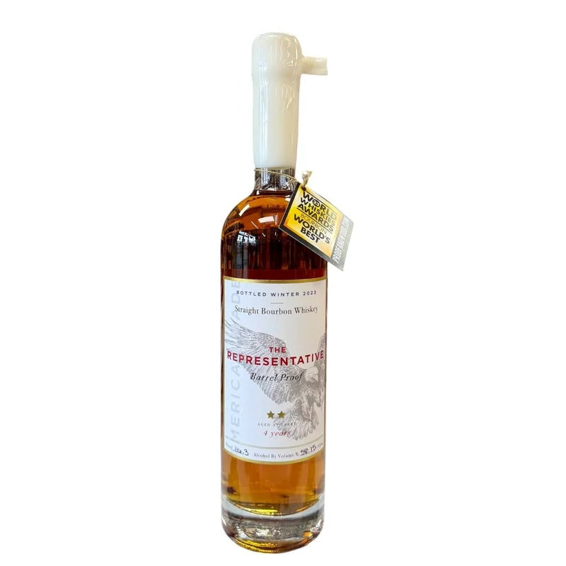 Proof and Wood The Representative Barrel Proof 4 Year Old Winter 2023 Straight Bourbon Whiskey 750ml