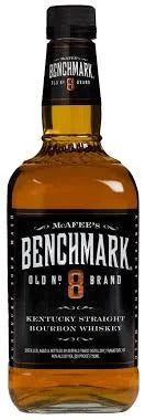 McAfee’s Benchmark Old No. 8 Brand Kentucky Straight Bourbon Whiskey 1.75Lt