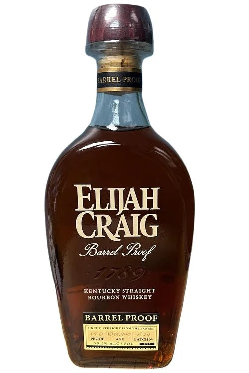Elijah Craig Small Batch Barrel Proof Batch A124 Kentucky Straight Bourbon Whiskey 750ml